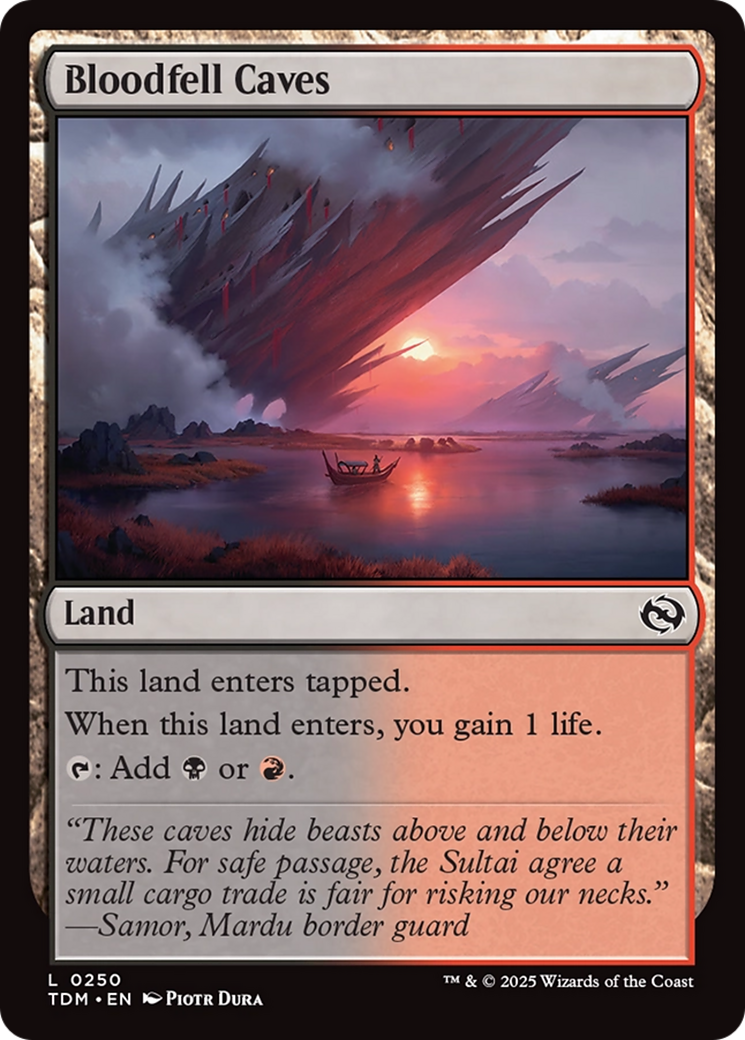 Bloodfell Caves [Tarkir: Dragonstorm] | Empire Gaming NC