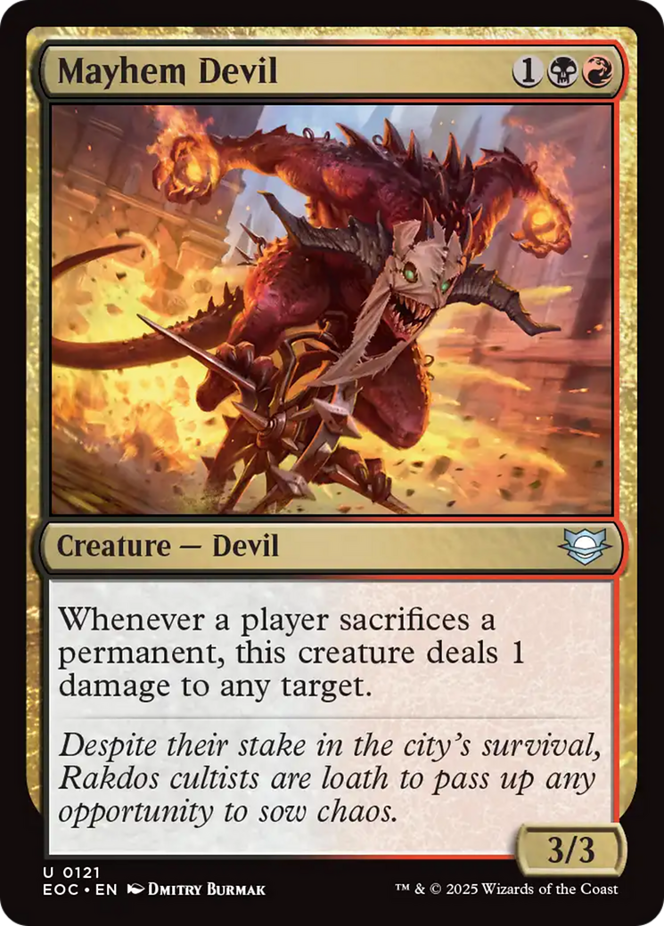 Mayhem Devil [Edge of Eternities Commander] | Empire Gaming NC