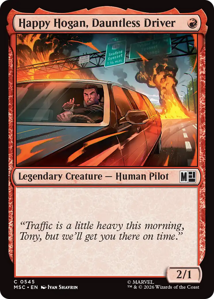 Happy Hogan, Dauntless Driver (0545) [Marvel Super Heroes Commander] | Empire Gaming NC