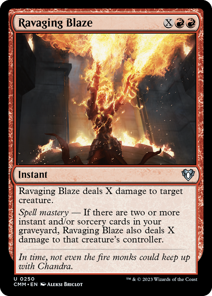 Ravaging Blaze [Commander Masters] | Empire Gaming NC