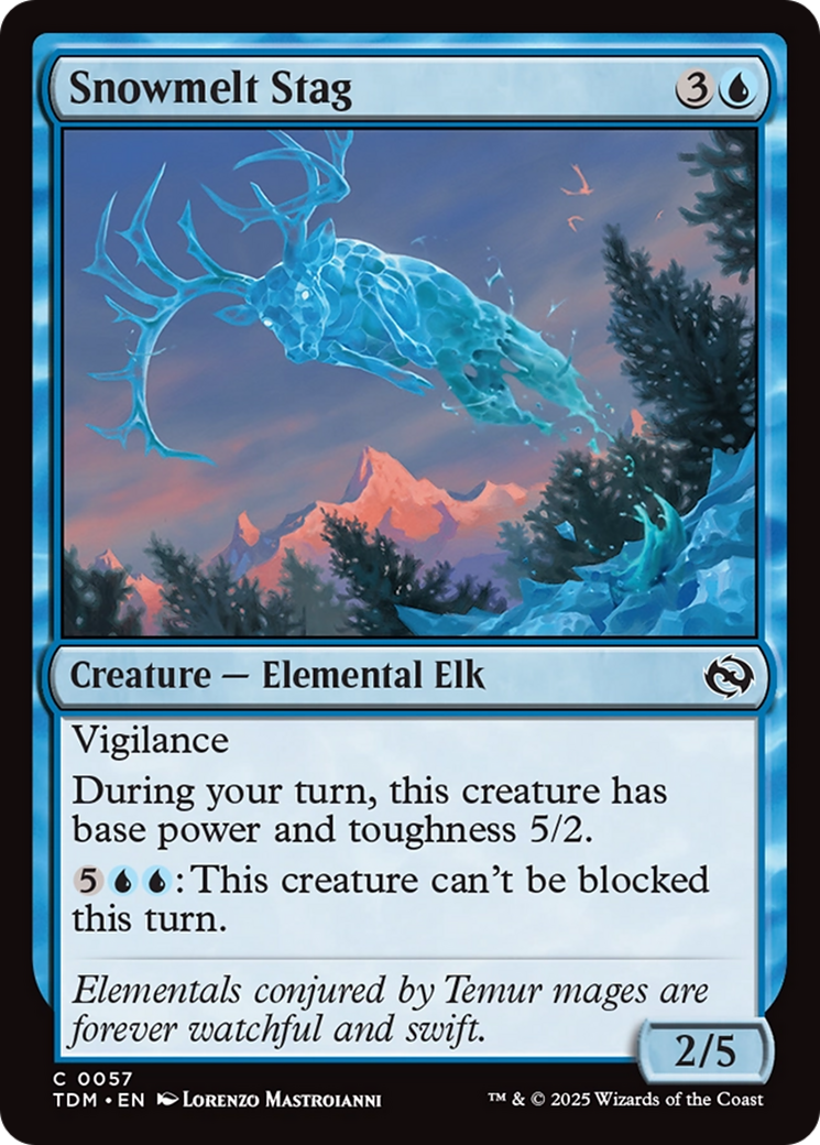Snowmelt Stag [Tarkir: Dragonstorm] | Empire Gaming NC