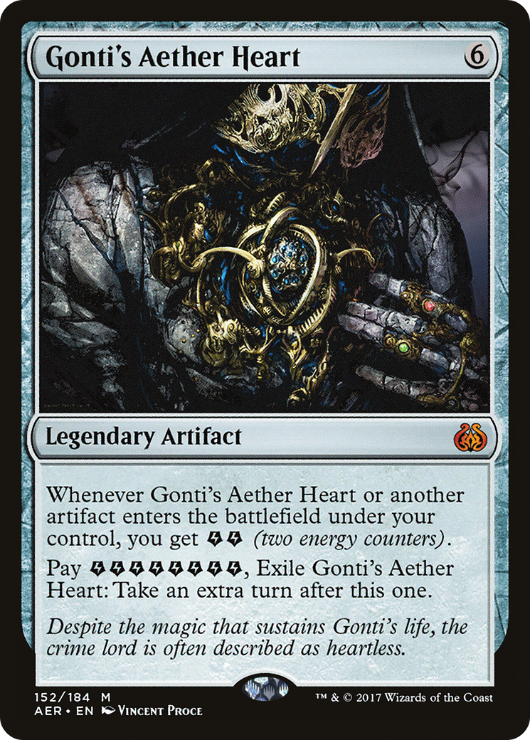 Gonti's Aether Heart (Ripple Foil) [Modern Horizons 3 Commander] | Empire Gaming NC