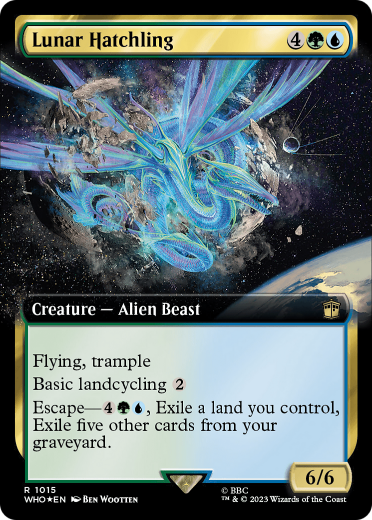 Lunar Hatchling (Extended Art) (Surge Foil) [Doctor Who] | Empire Gaming NC