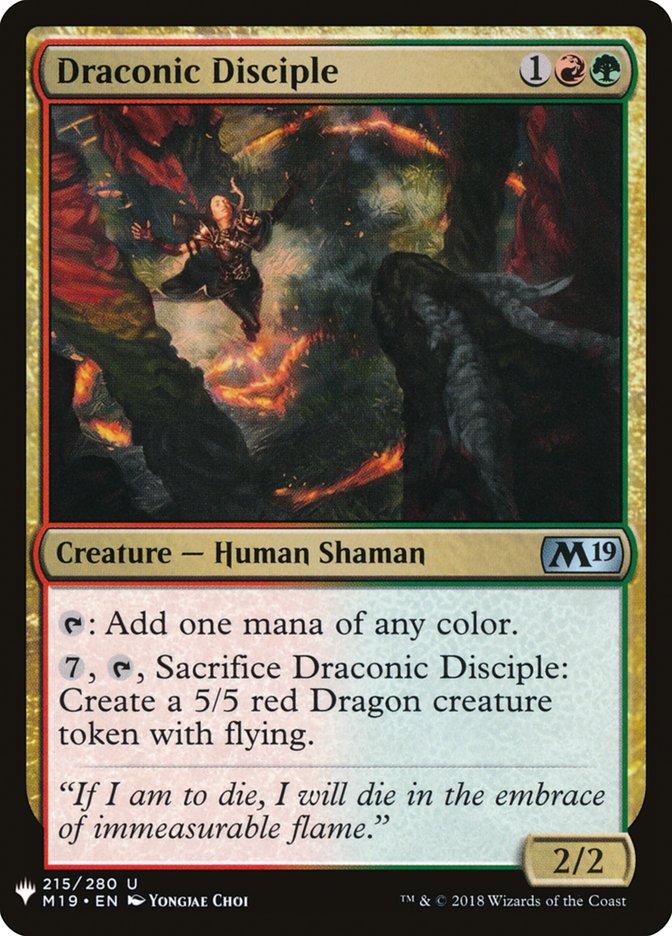 Draconic Disciple [Mystery Booster] | Empire Gaming NC