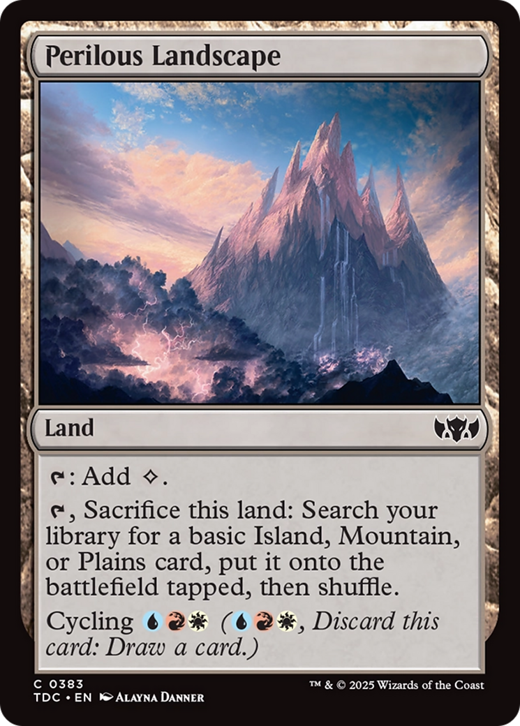 Perilous Landscape [Tarkir: Dragonstorm Commander] | Empire Gaming NC