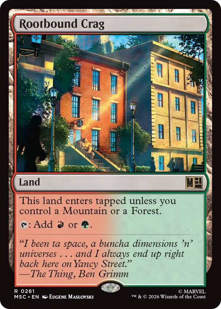 Rootbound Crag [Marvel Super Heroes Commander] | Empire Gaming NC