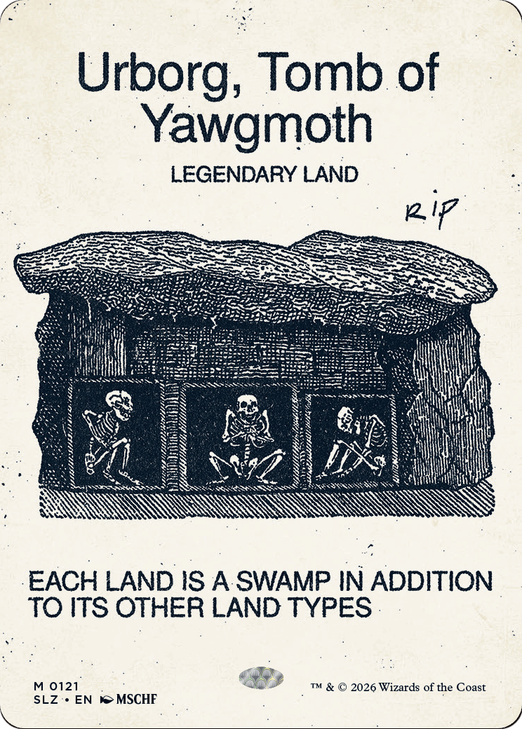 Urborg, Tomb of Yawgmoth (0121) [Secret Lair x MSCHF: The Zeta Set] | Empire Gaming NC