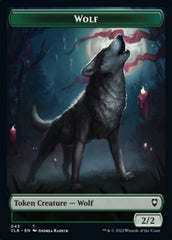 Wolf // Insect Double-Sided Token [Commander Legends: Battle for Baldur's Gate Tokens] | Empire Gaming NC