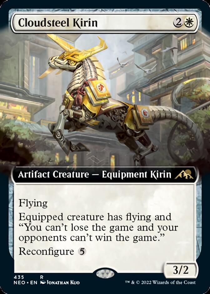 Cloudsteel Kirin (Extended Art) [Kamigawa: Neon Dynasty] | Empire Gaming NC