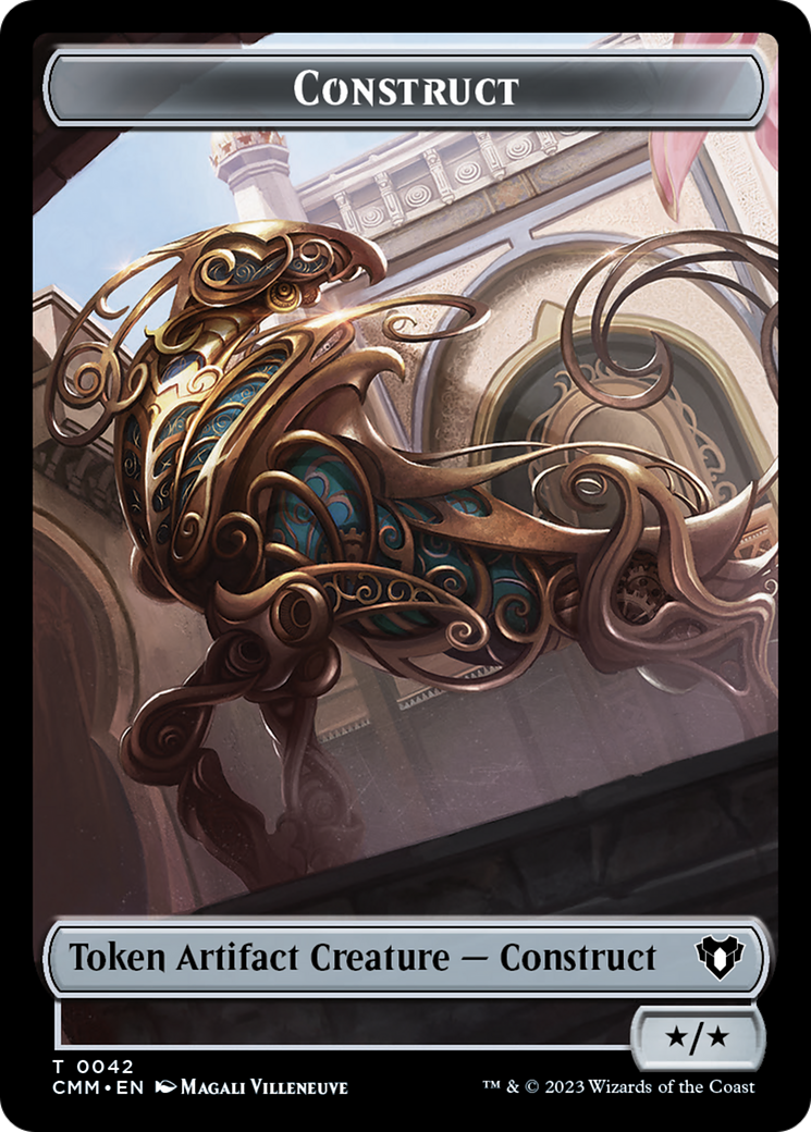 Construct Token (42) [Commander Masters Tokens] | Empire Gaming NC