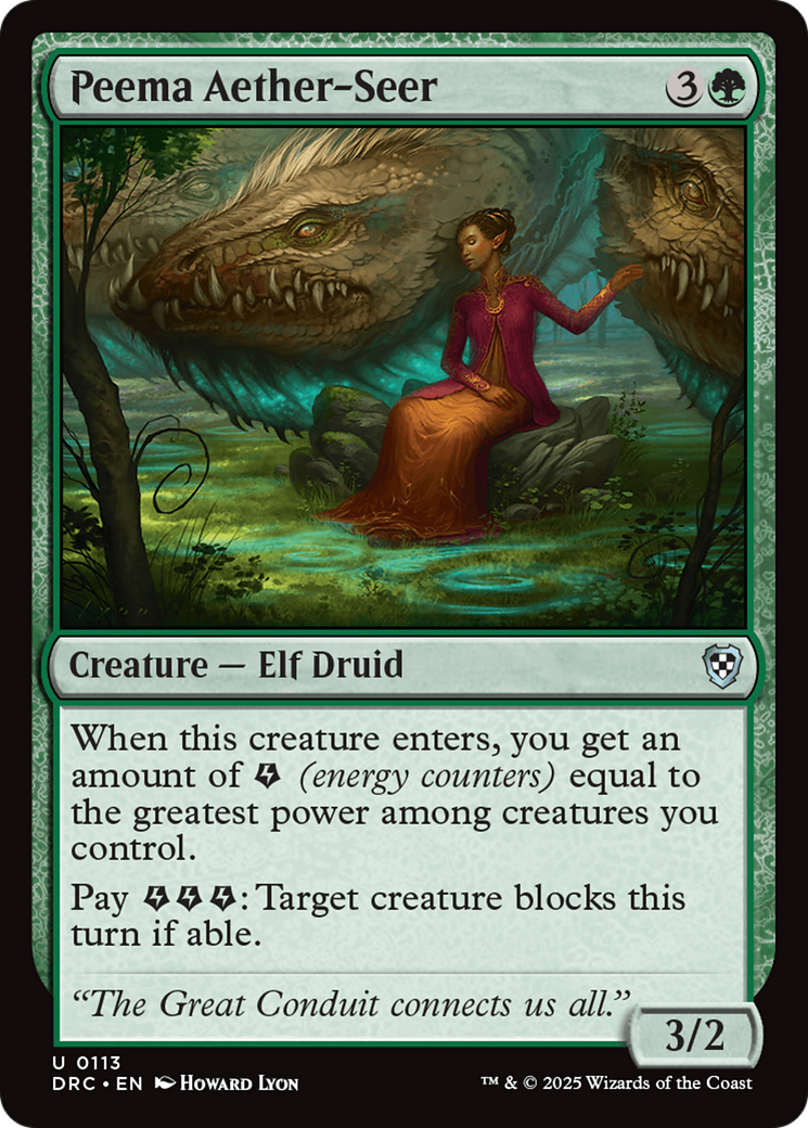 Peema Aether-Seer [Aetherdrift Commander] | Empire Gaming NC