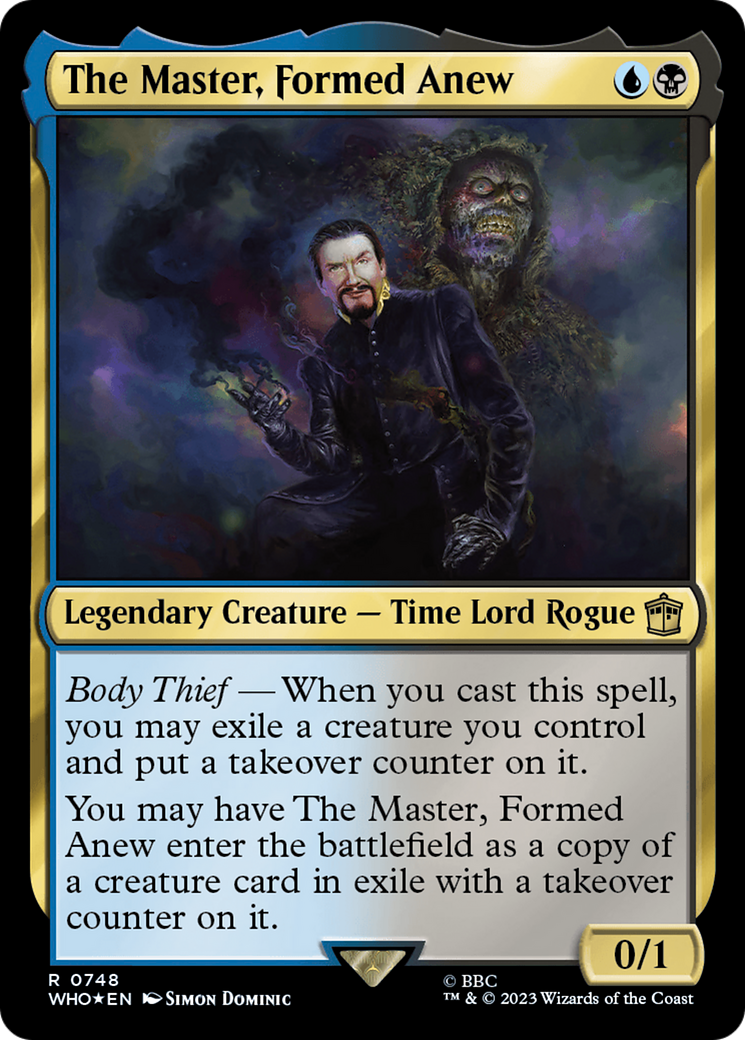 The Master, Formed Anew (Surge Foil) [Doctor Who] | Empire Gaming NC