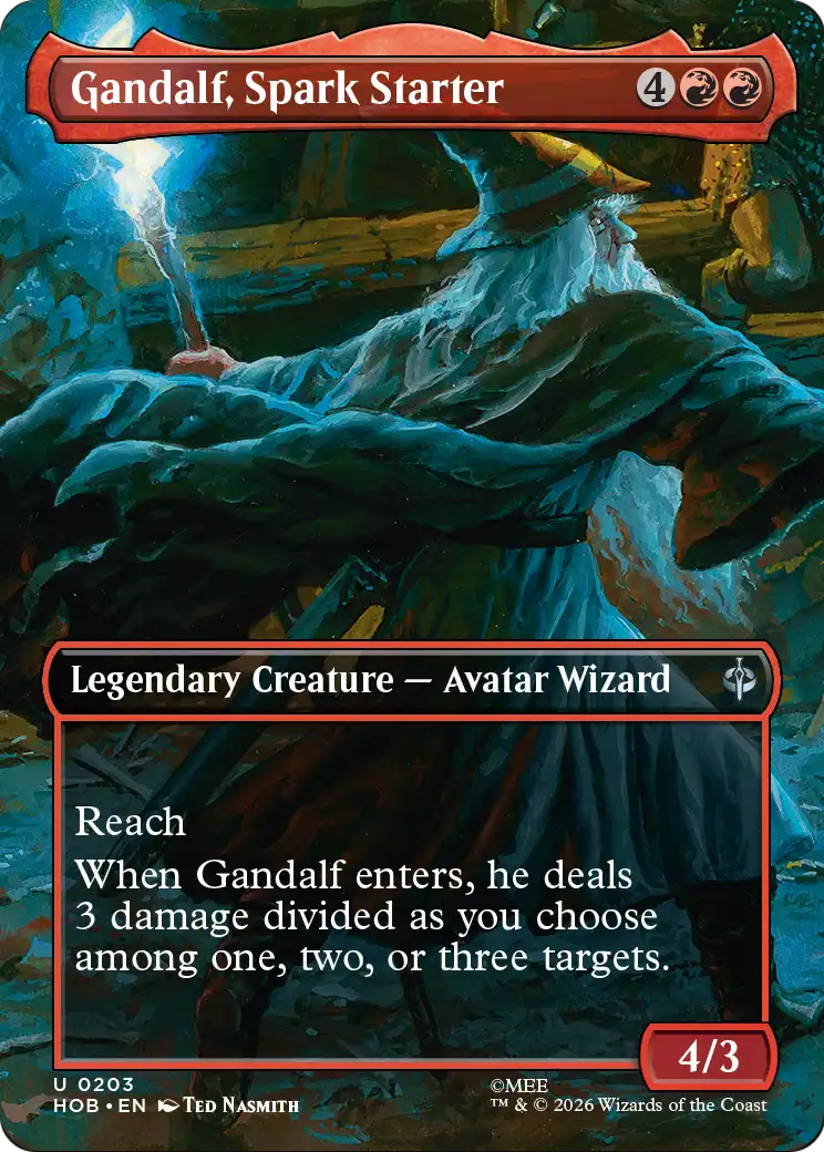 Gandalf, Spark Starter (Borderless) [The Hobbit] | Empire Gaming NC
