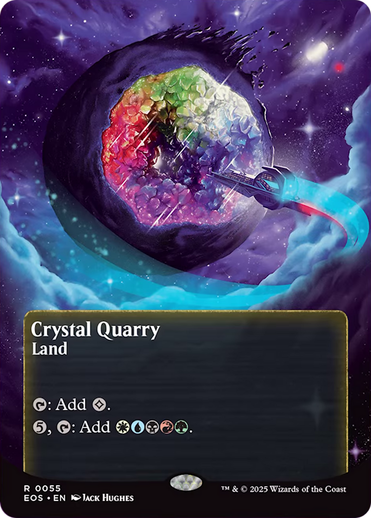 Crystal Quarry (0055) (Borderless) [Edge of Eternities: Stellar Sights] | Empire Gaming NC