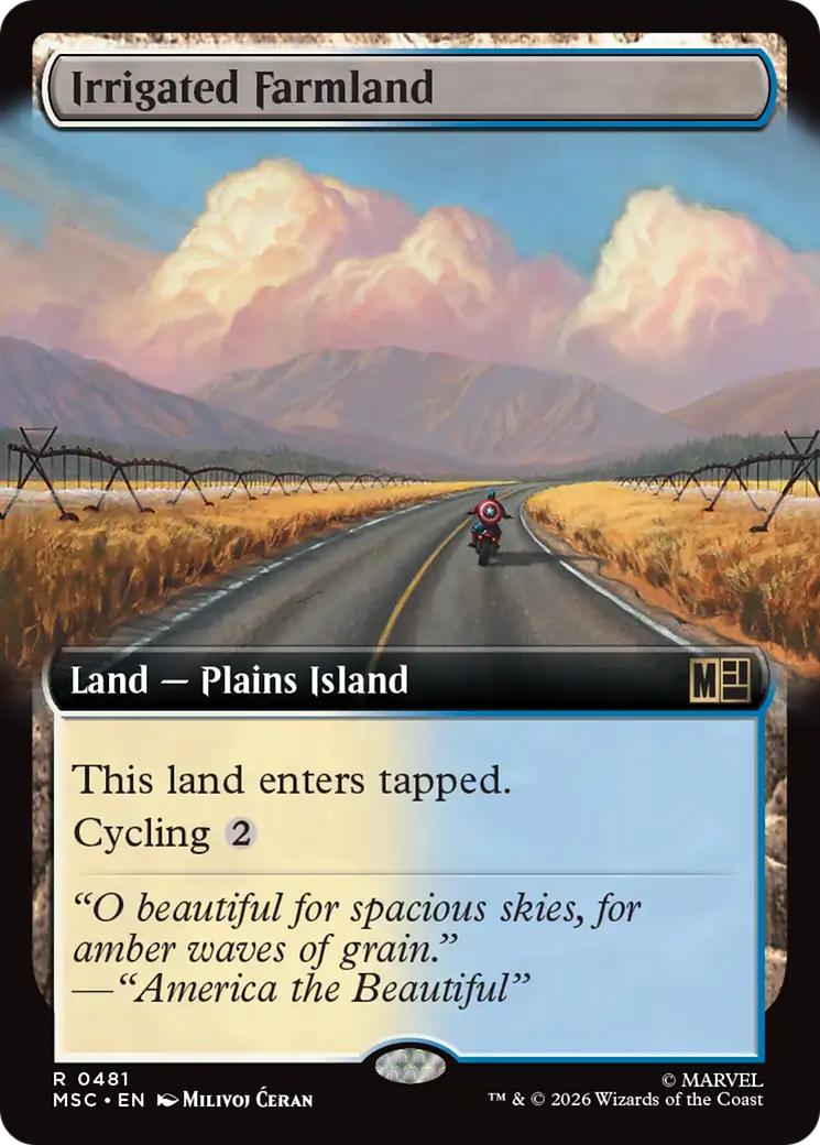 Irrigated Farmland (Extended Art) [Marvel Super Heroes Commander] | Empire Gaming NC