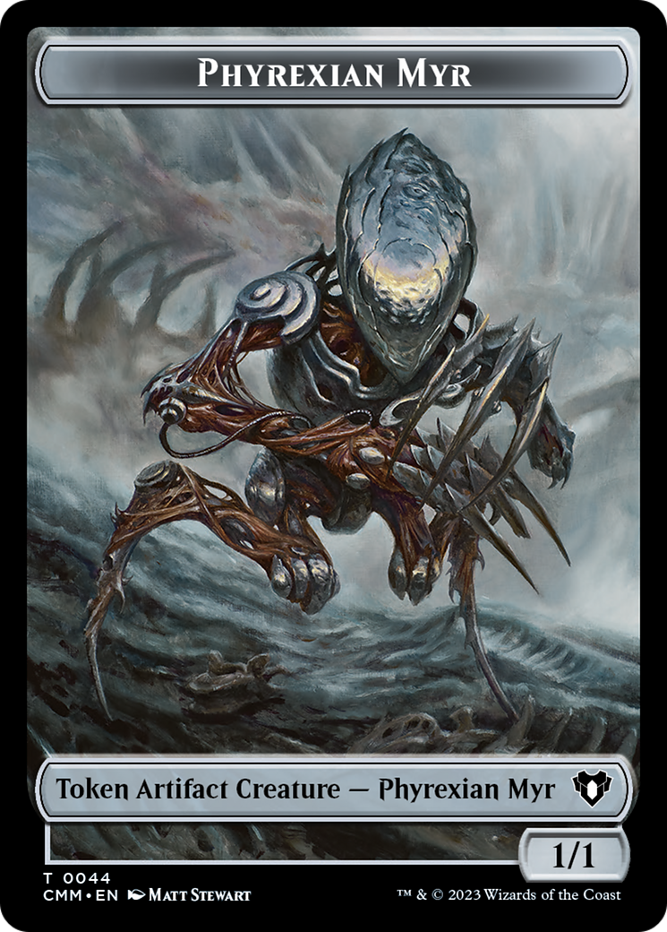 Phyrexian Myr Token [Commander Masters Tokens] | Empire Gaming NC