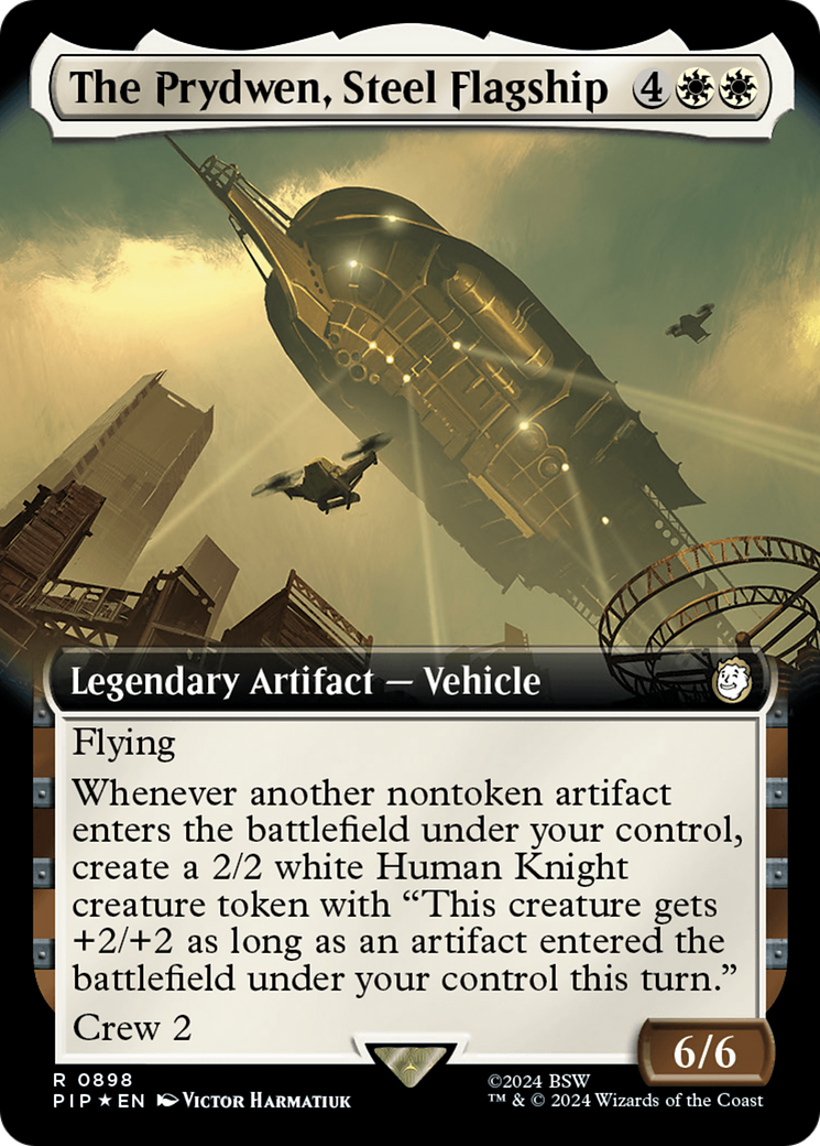 The Prydwen, Steel Flagship (Extended Art) (Surge Foil) [Fallout] | Empire Gaming NC