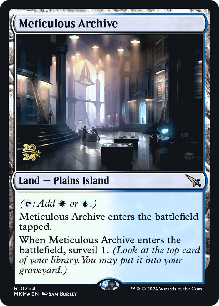 Meticulous Archive [Murders at Karlov Manor Prerelease Promos] | Empire Gaming NC