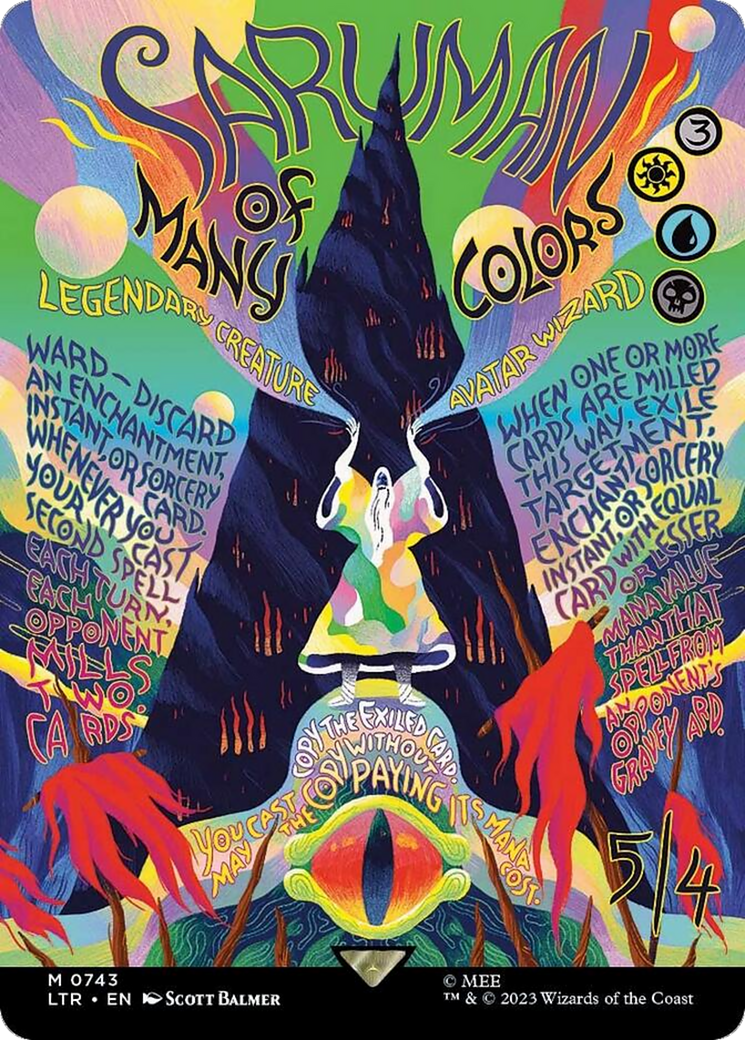 Saruman of Many Colors (Borderless Poster) [The Lord of the Rings: Tales of Middle-Earth] | Empire Gaming NC