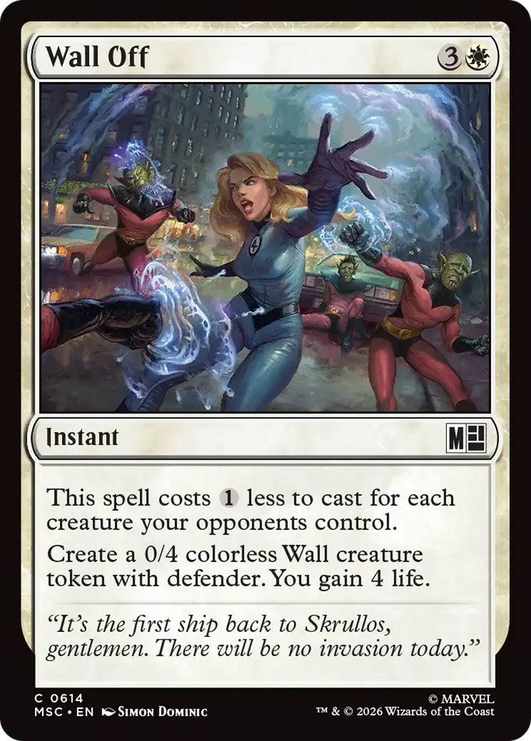 Wall Off [Marvel Super Heroes Commander] | Empire Gaming NC