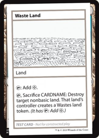 Waste Land (2021 Edition) [Mystery Booster Playtest Cards] | Empire Gaming NC