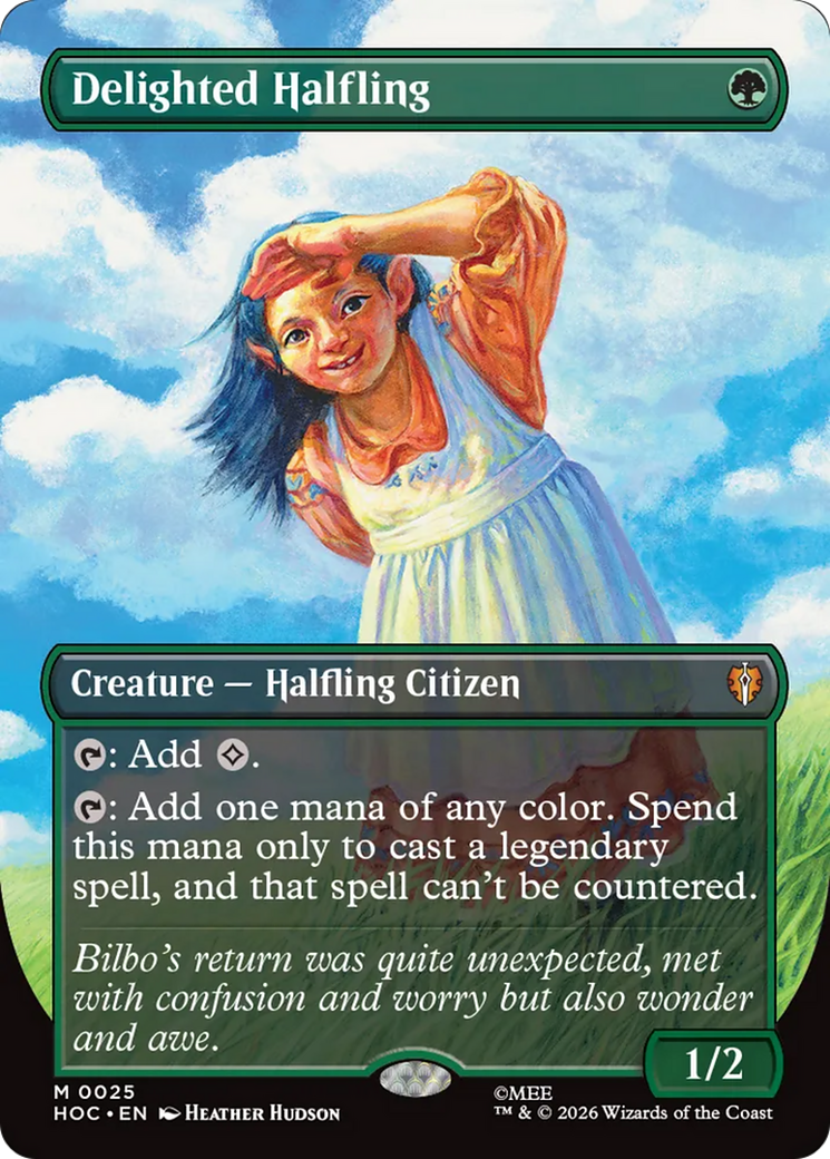 Delighted Halfling (Borderless) [The Hobbit: Eternal-Legal] | Empire Gaming NC