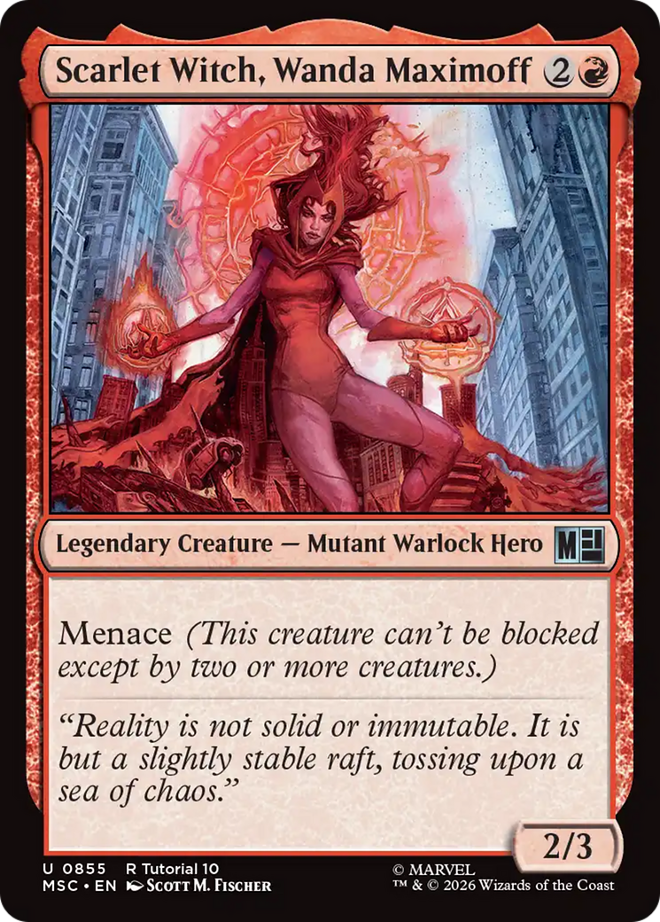 Scarlet Witch, Wanda Maximoff (0855) [Marvel Super Heroes Commander] | Empire Gaming NC