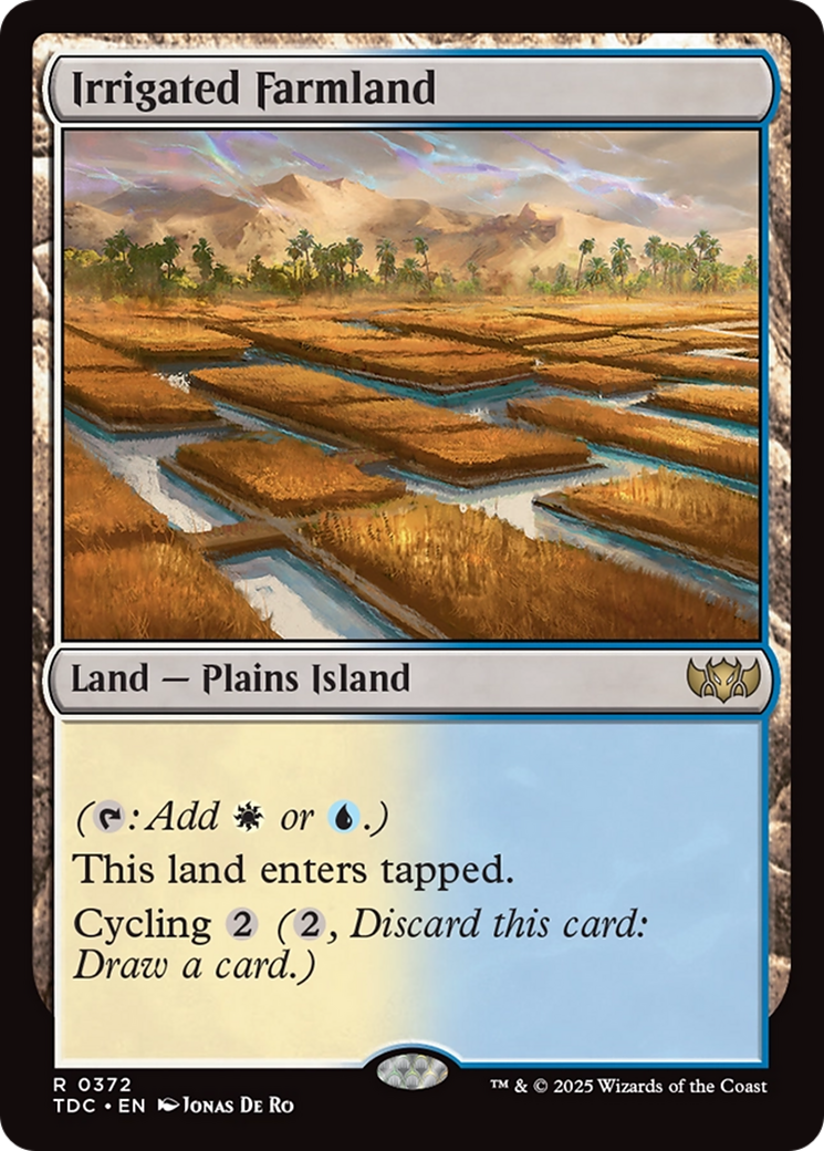 Irrigated Farmland [Tarkir: Dragonstorm Commander] | Empire Gaming NC