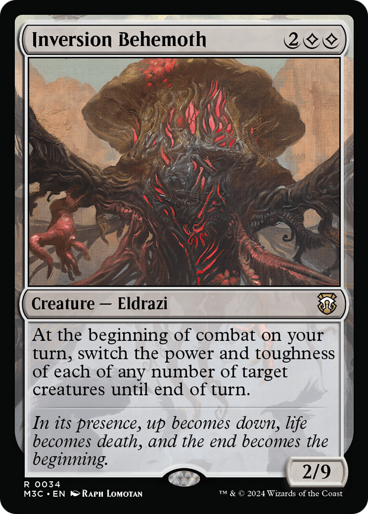 Inversion Behemoth [Modern Horizons 3 Commander] | Empire Gaming NC