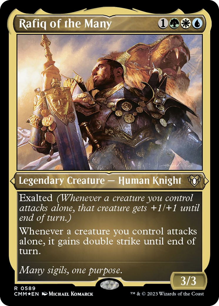 Rafiq of the Many (Foil Etched) [Commander Masters] | Empire Gaming NC