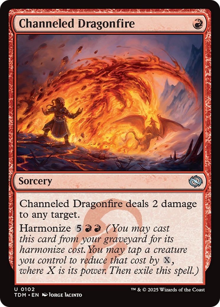 Channeled Dragonfire [Tarkir: Dragonstorm] | Empire Gaming NC