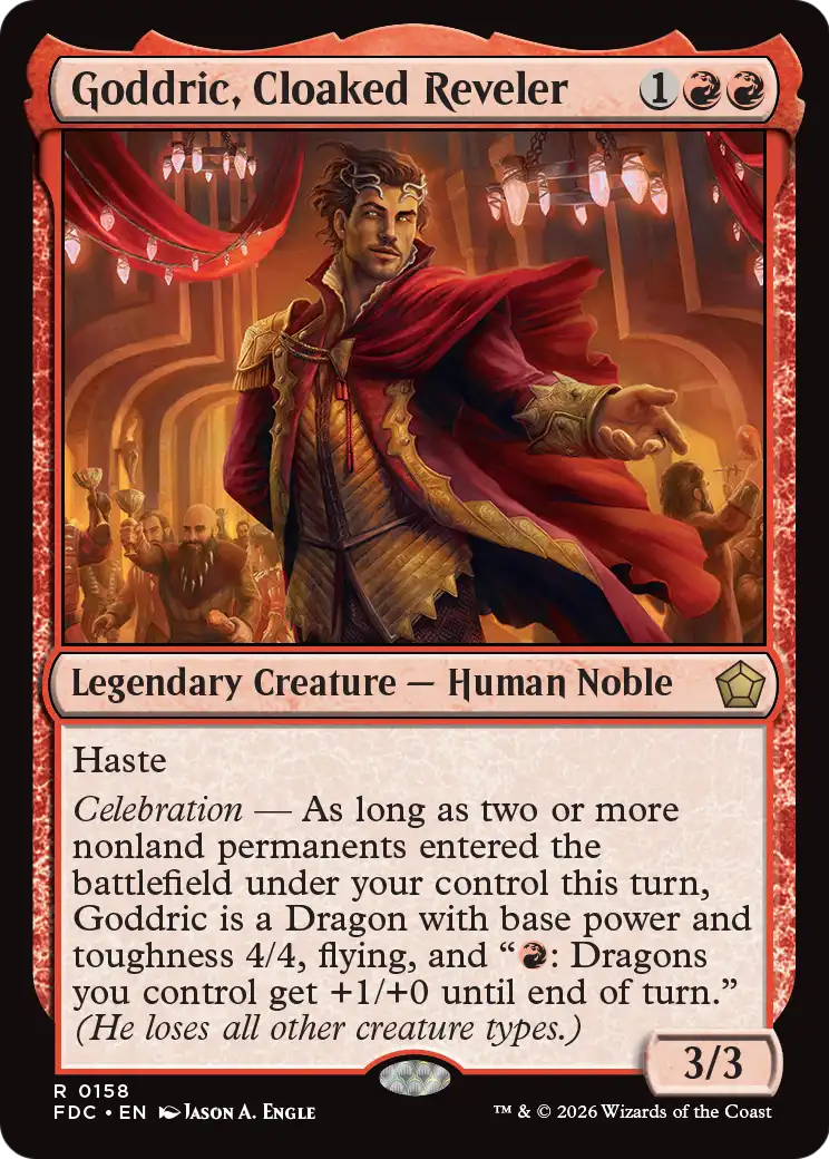 Goddric, Cloaked Reveler [Foundations Commander] | Empire Gaming NC