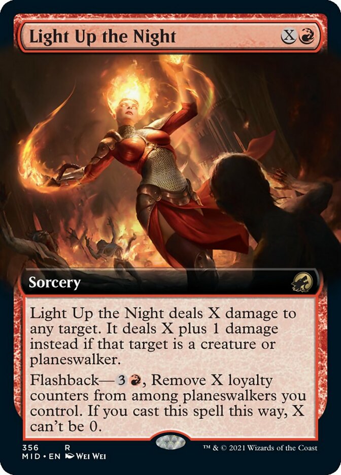 Light Up the Night (Extended Art) [Innistrad: Midnight Hunt] | Empire Gaming NC