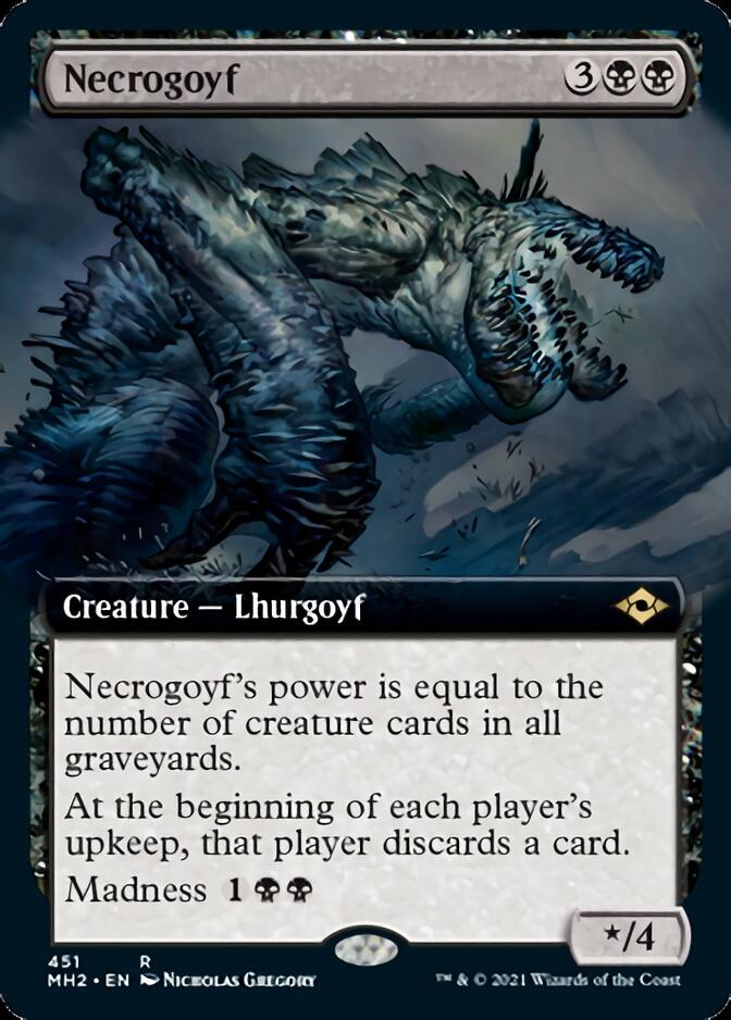 Necrogoyf (Extended Art) [Modern Horizons 2] | Empire Gaming NC