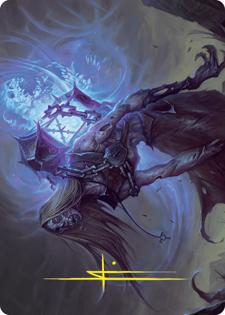 Soul-Shackled Zombie Art Card (9/54) [Foundations Art Series] | Empire Gaming NC