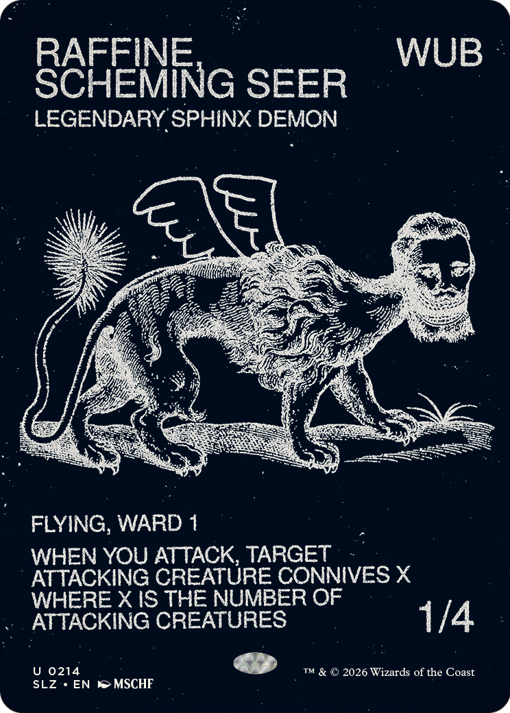 Raffine, Scheming Seer (0214) [Secret Lair x MSCHF: The Zeta Set] | Empire Gaming NC