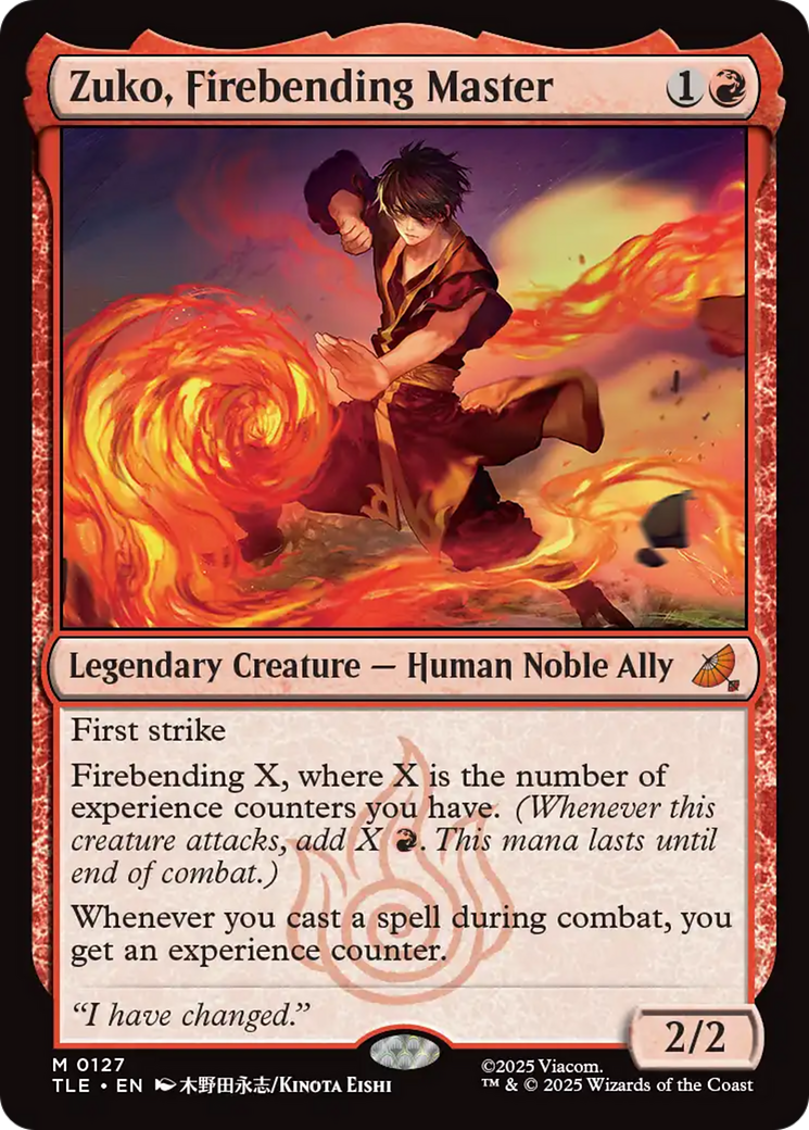Zuko, Firebending Master [Avatar: The Last Airbender: Eternal-Legal] | Empire Gaming NC