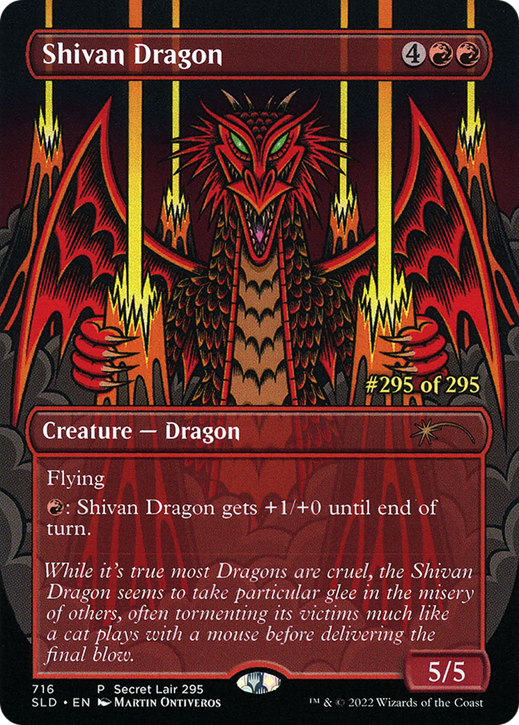 Shivan Dragon (Serialized) [Secret Lair Drop Promos] | Empire Gaming NC