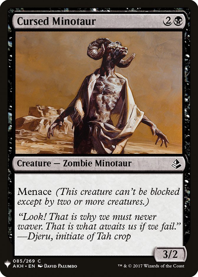 Cursed Minotaur [Mystery Booster] | Empire Gaming NC