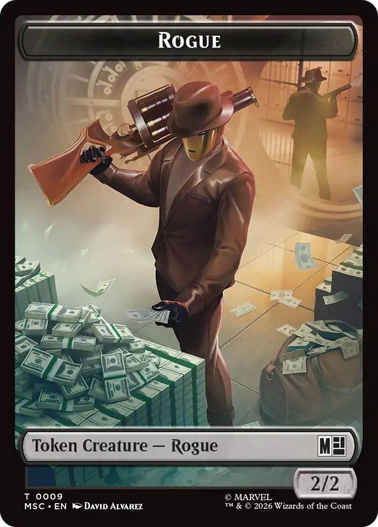 Copy // Rogue Double-Sided Token [Marvel Super Heroes Commander Tokens] | Empire Gaming NC