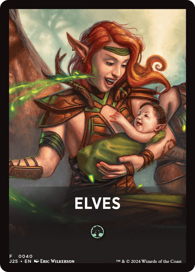 Elves Theme Card [Foundations Jumpstart Front Cards] | Empire Gaming NC