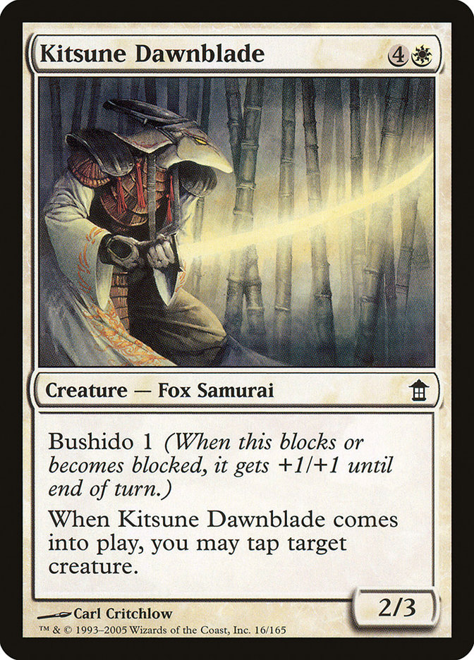 Kitsune Dawnblade [Saviors of Kamigawa] | Empire Gaming NC