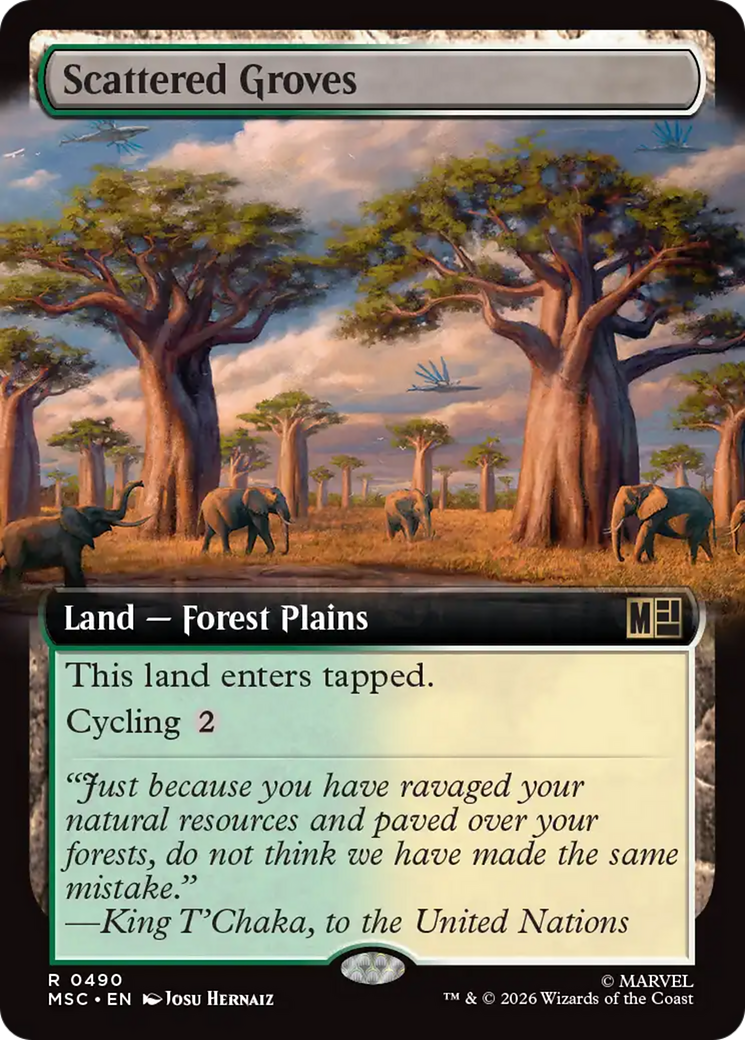 Scattered Groves (Extended Art) [Marvel Super Heroes Commander] | Empire Gaming NC