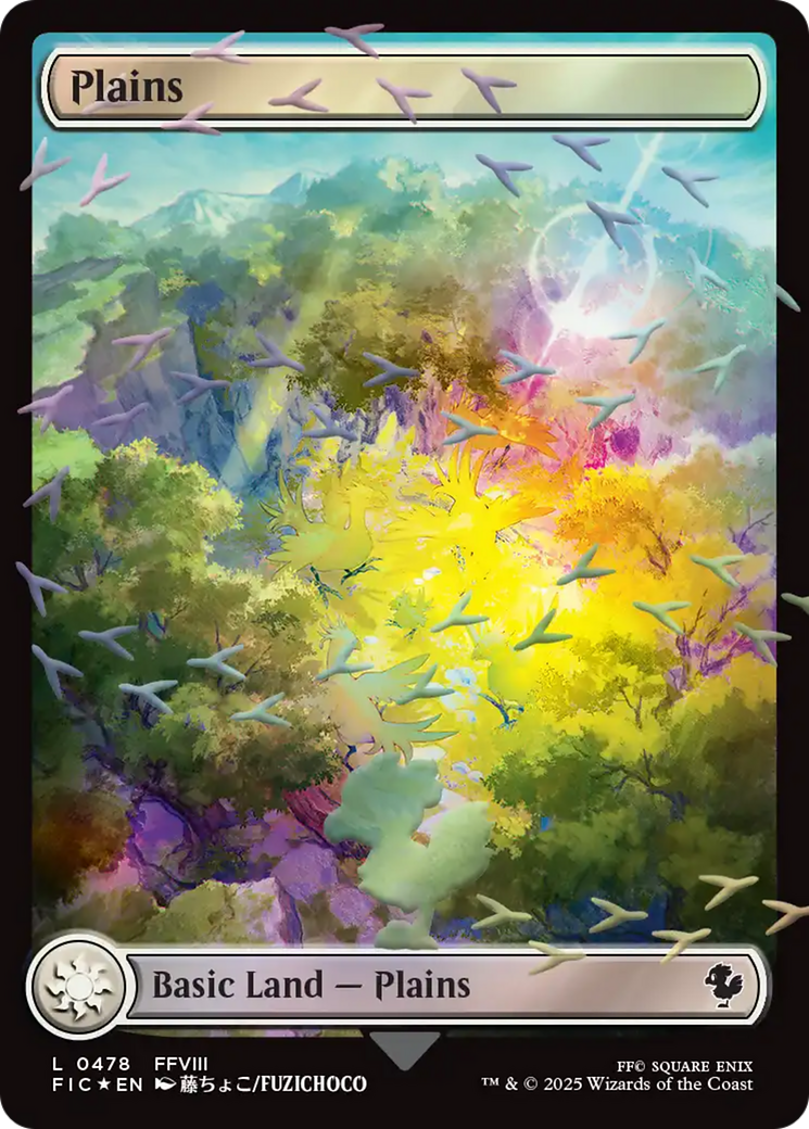 Plains (Chocobo Track Foil) [FINAL FANTASY Commander] | Empire Gaming NC