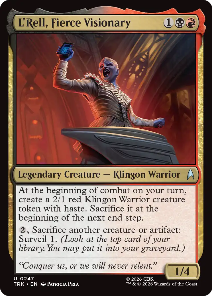 L'Rell, Fierce Visionary [Star Trek] | Empire Gaming NC