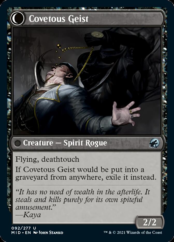 Covert Cutpurse // Covetous Geist [Innistrad: Midnight Hunt] | Empire Gaming NC