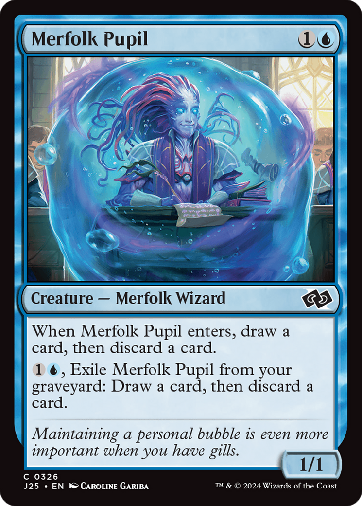 Merfolk Pupil [Foundations Jumpstart] | Empire Gaming NC