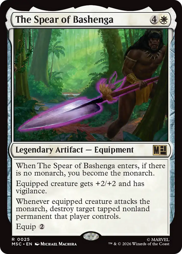 The Spear of Bashenga [Marvel Super Heroes Commander] | Empire Gaming NC