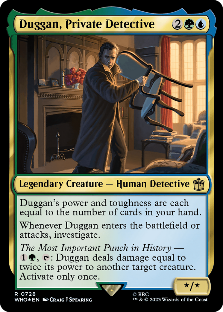 Duggan, Private Detective (Surge Foil) [Doctor Who] | Empire Gaming NC