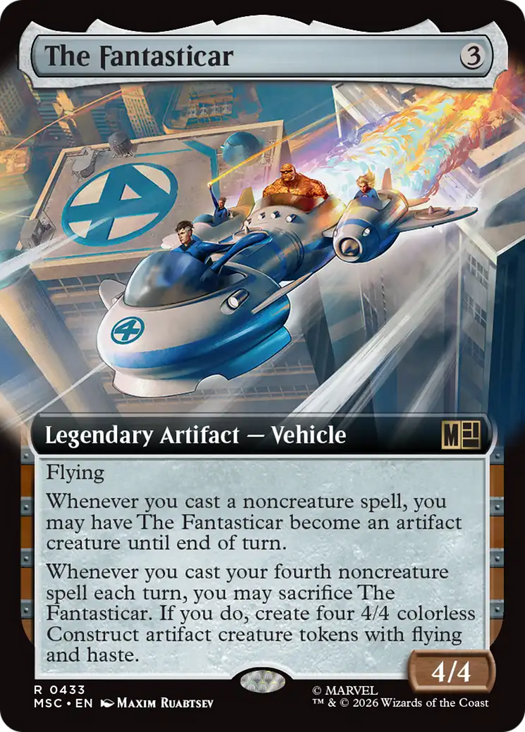 The Fantasticar (Extended Art) [Marvel Super Heroes Commander] | Empire Gaming NC